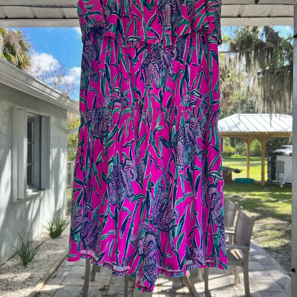 Lilly Pulitzer Anja Strapless Romper - Picture 2 of 4